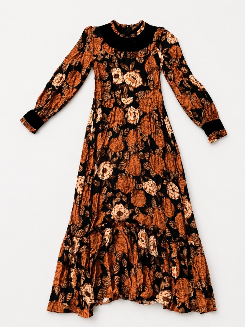 Vintage handmade dress Autumn Witchy